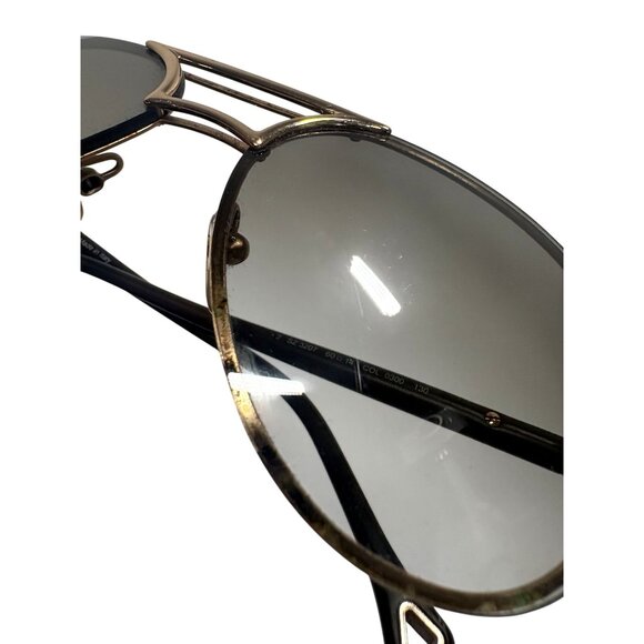 Ermenegildo Zegna Aviator Sunglasses SZ 3207 in Brown/Gold main image 7